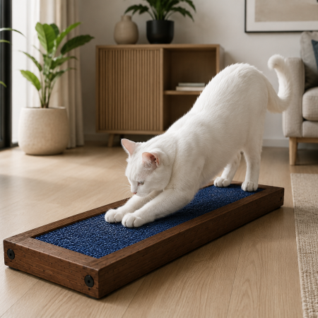 ORION / Rascador para Gatos | Rascador Modular de Madera | Cartón, Sisal o Moqueta | Suelo o Pared | 60 o 80 cm