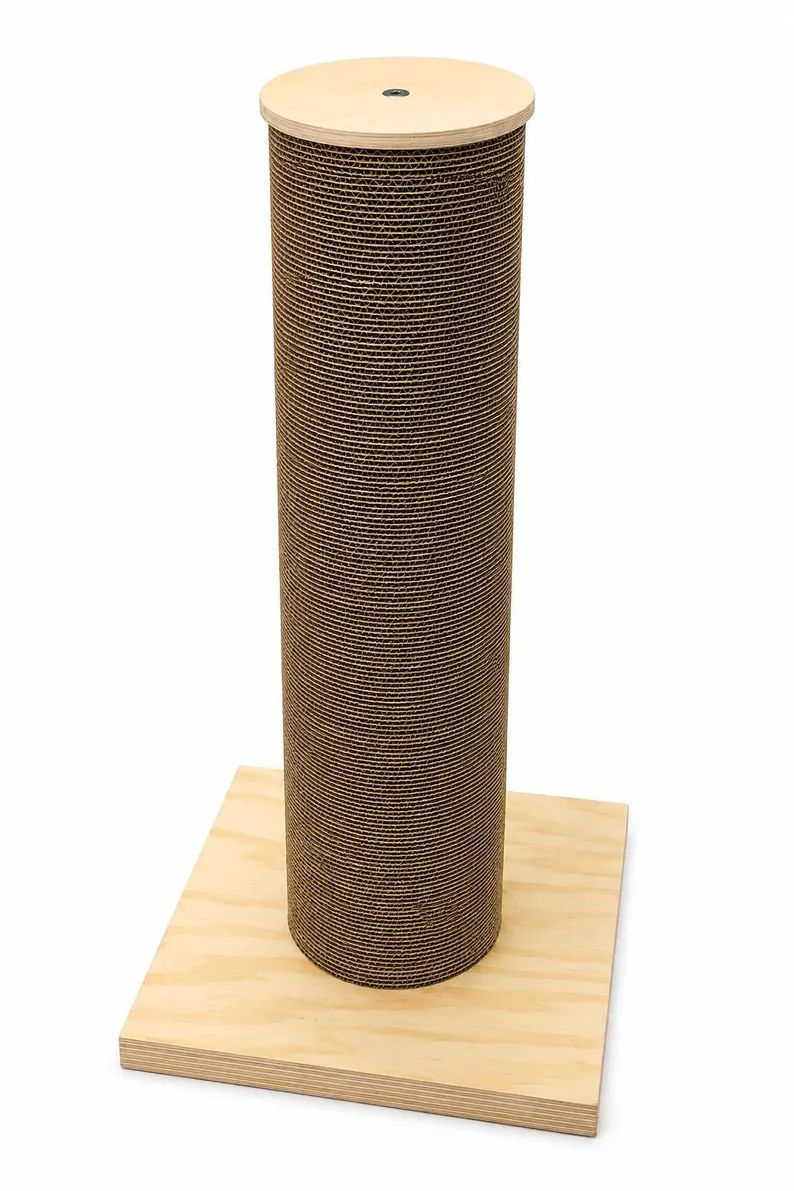 ARIES / Rascador Vertical para Gatos | Cartón Reciclado | 64 u 84 cm | Recambios - Imagen 3