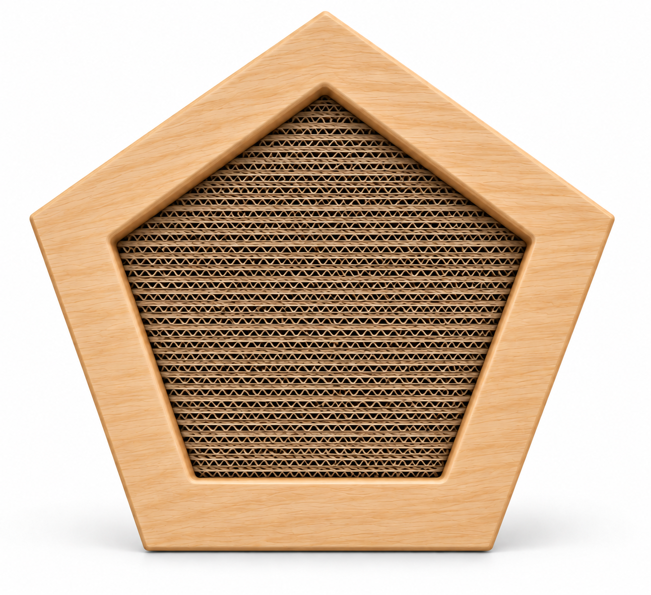 MARTE / Rascador para Gatos | Forma de Pentágono | Rascador de Pared o Suelo | Cartón, Sisal o Moqueta | Superficie Intercambiable - Imagen 6