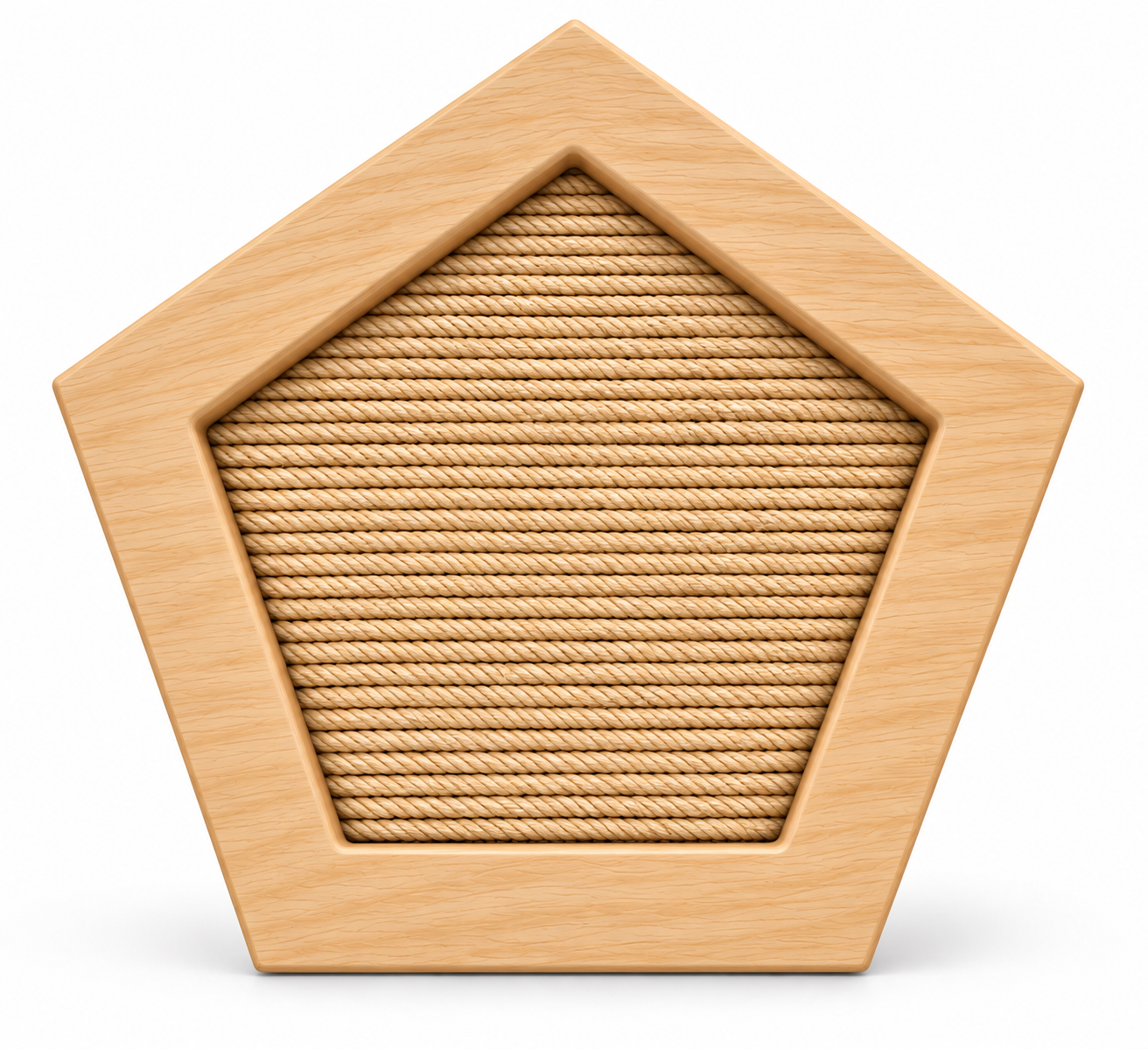 MARTE / Rascador para Gatos | Forma de Pentágono | Rascador de Pared o Suelo | Cartón, Sisal o Moqueta | Superficie Intercambiable - Imagen 7